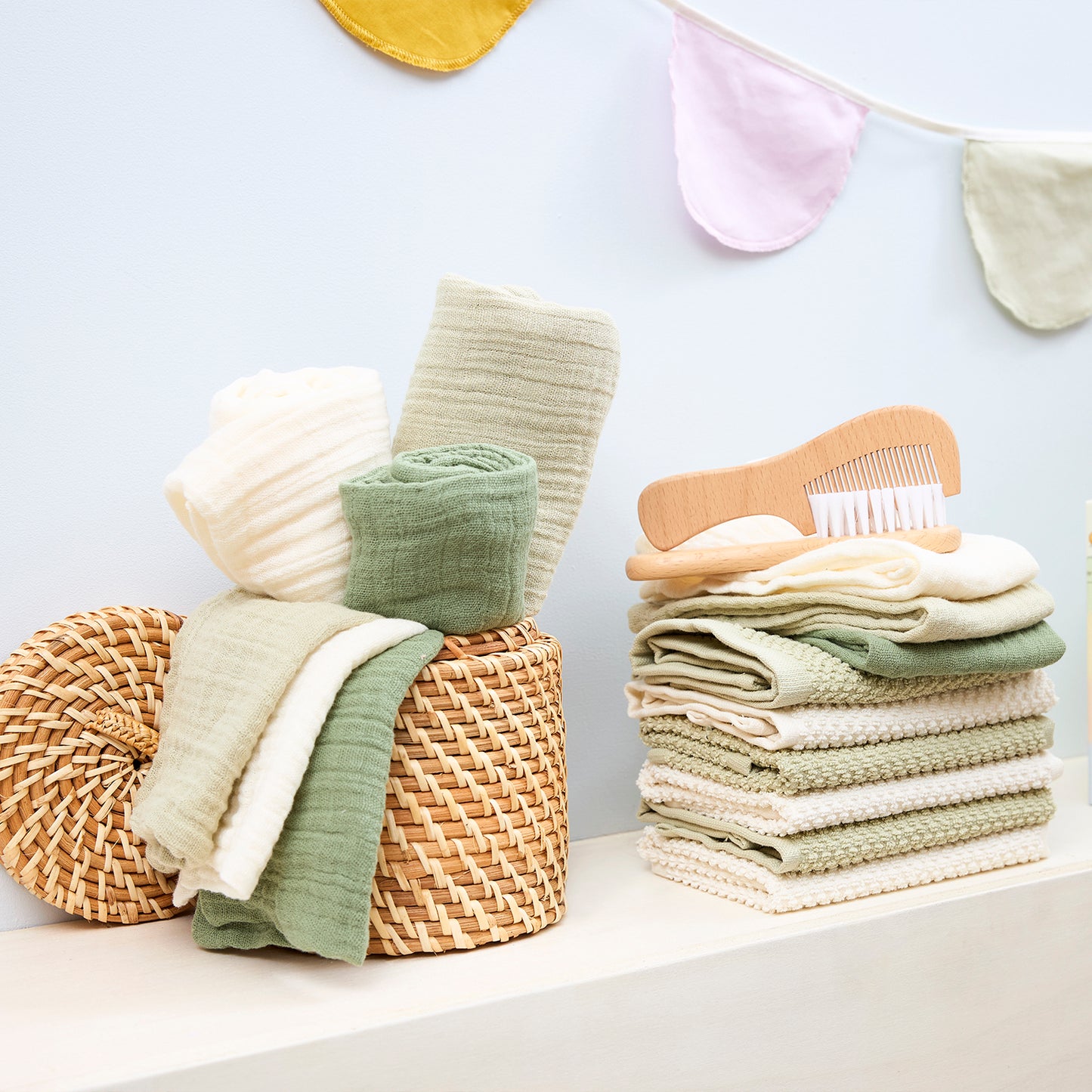 Facecloths terry Popcorn - 6 pack