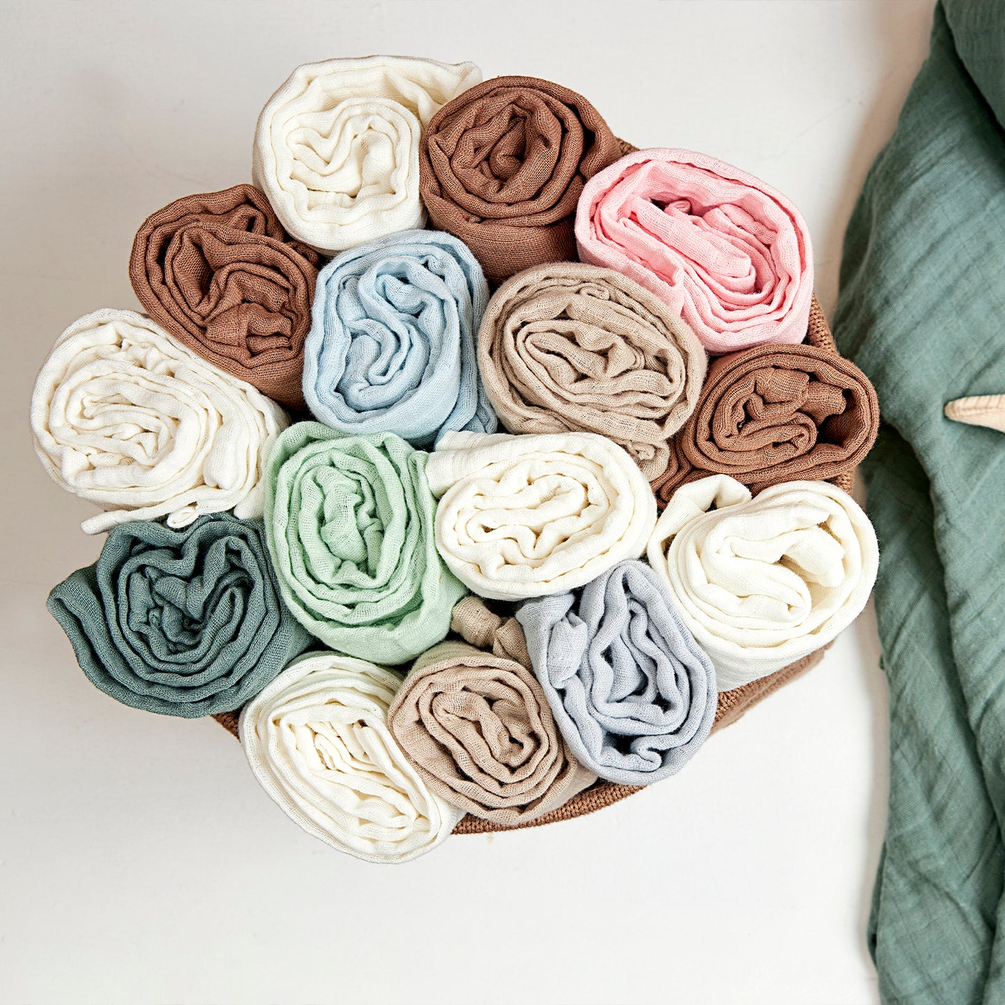 Muslin Cloths - pre-washed muslin 120cm x 120cm - 2 Pack