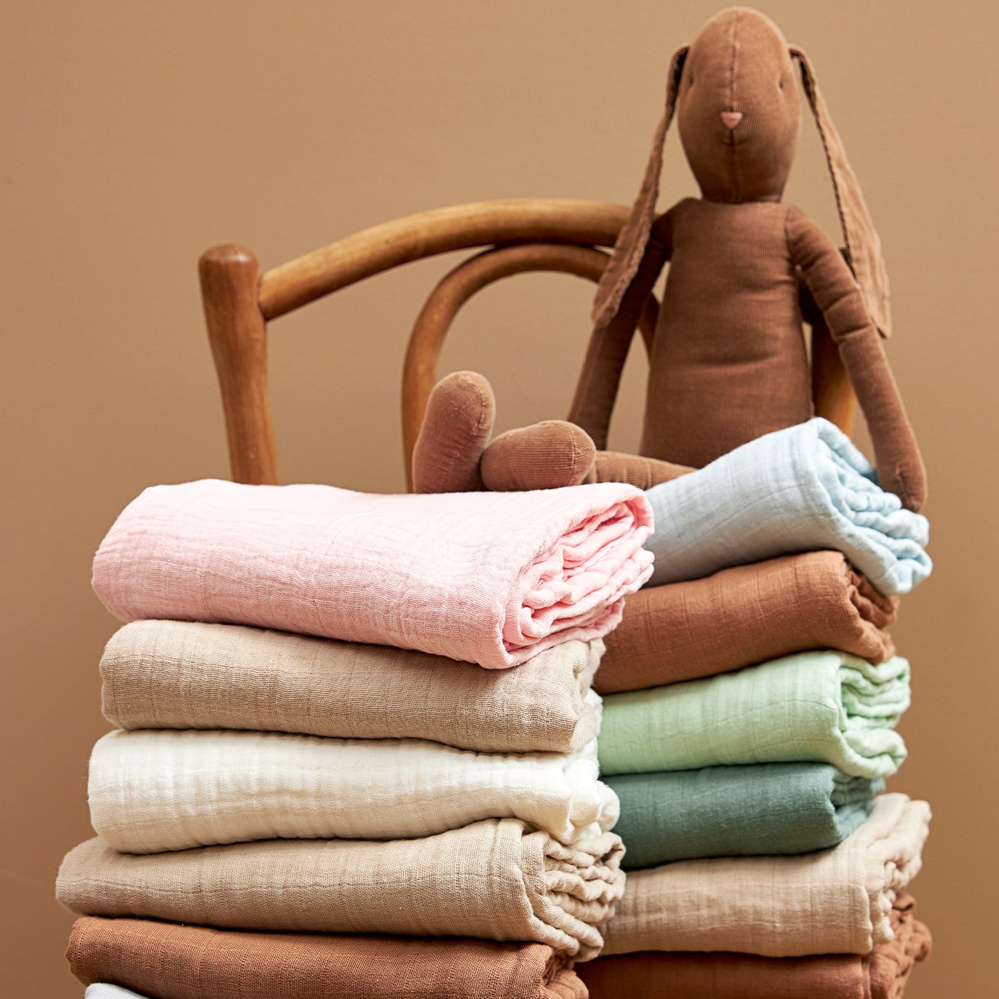 Muslin Cloths - pre-washed muslin 120cm x 120cm - 2 Pack
