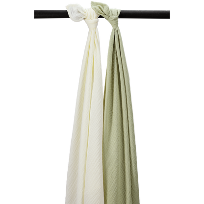 Muslin Cloths - pre-washed muslin 120cm x 120cm - 2 Pack