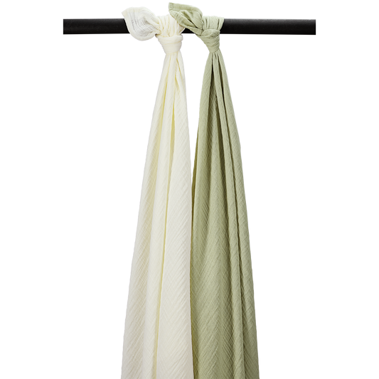 Muslin Cloths - pre-washed muslin 120cm x 120cm - 2 Pack