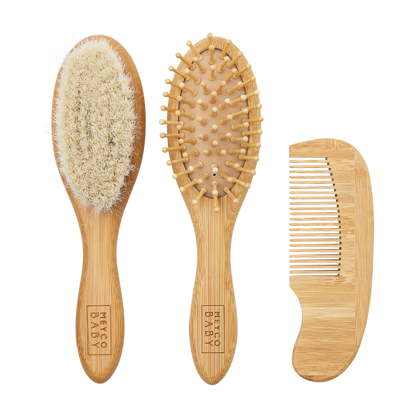 Hairdressing set bamboo 3-piece Natural One size