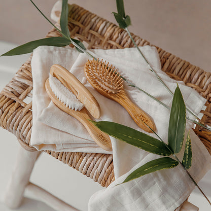 Hairdressing set bamboo 3-piece Natural One size