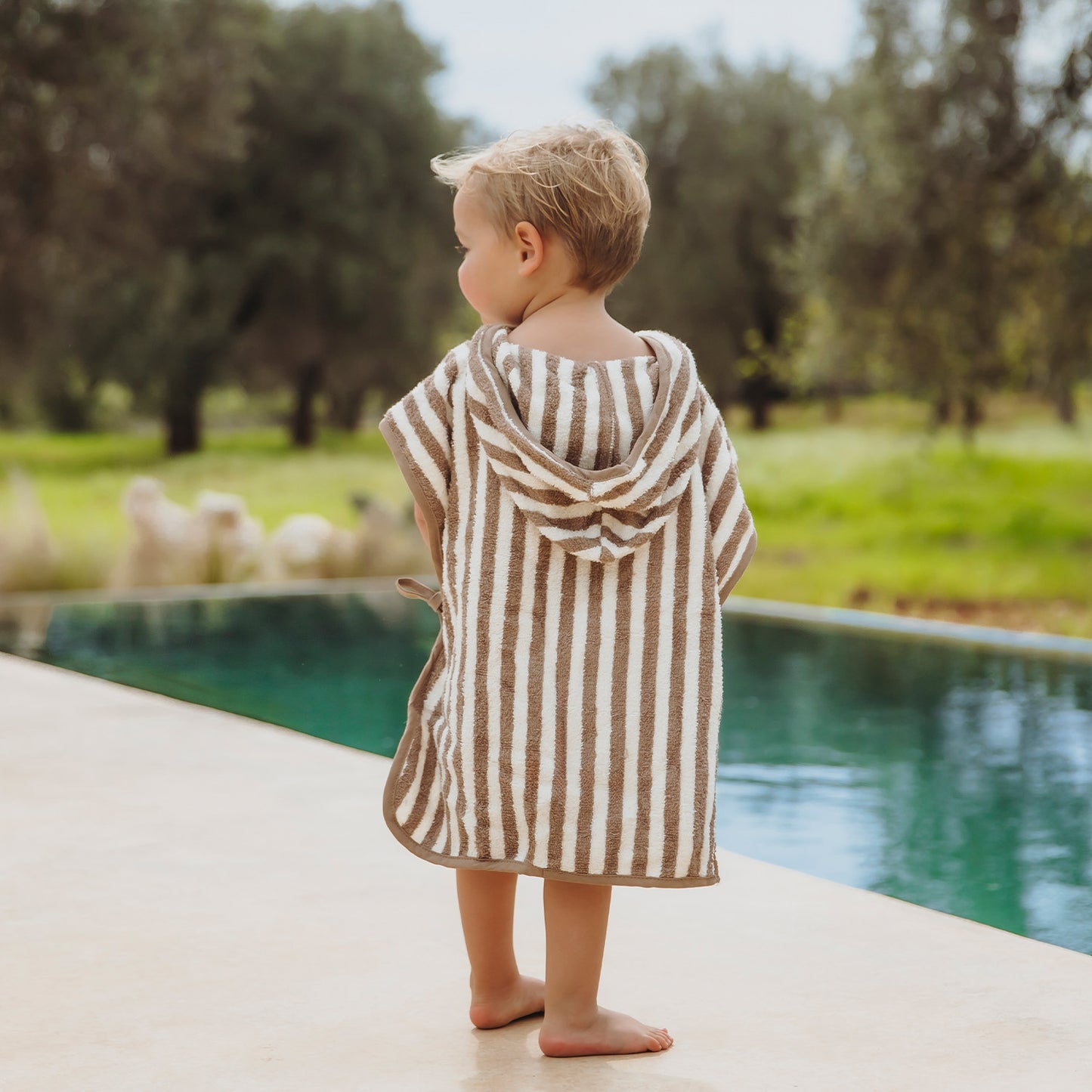 Bathponcho Terry Jacquard
