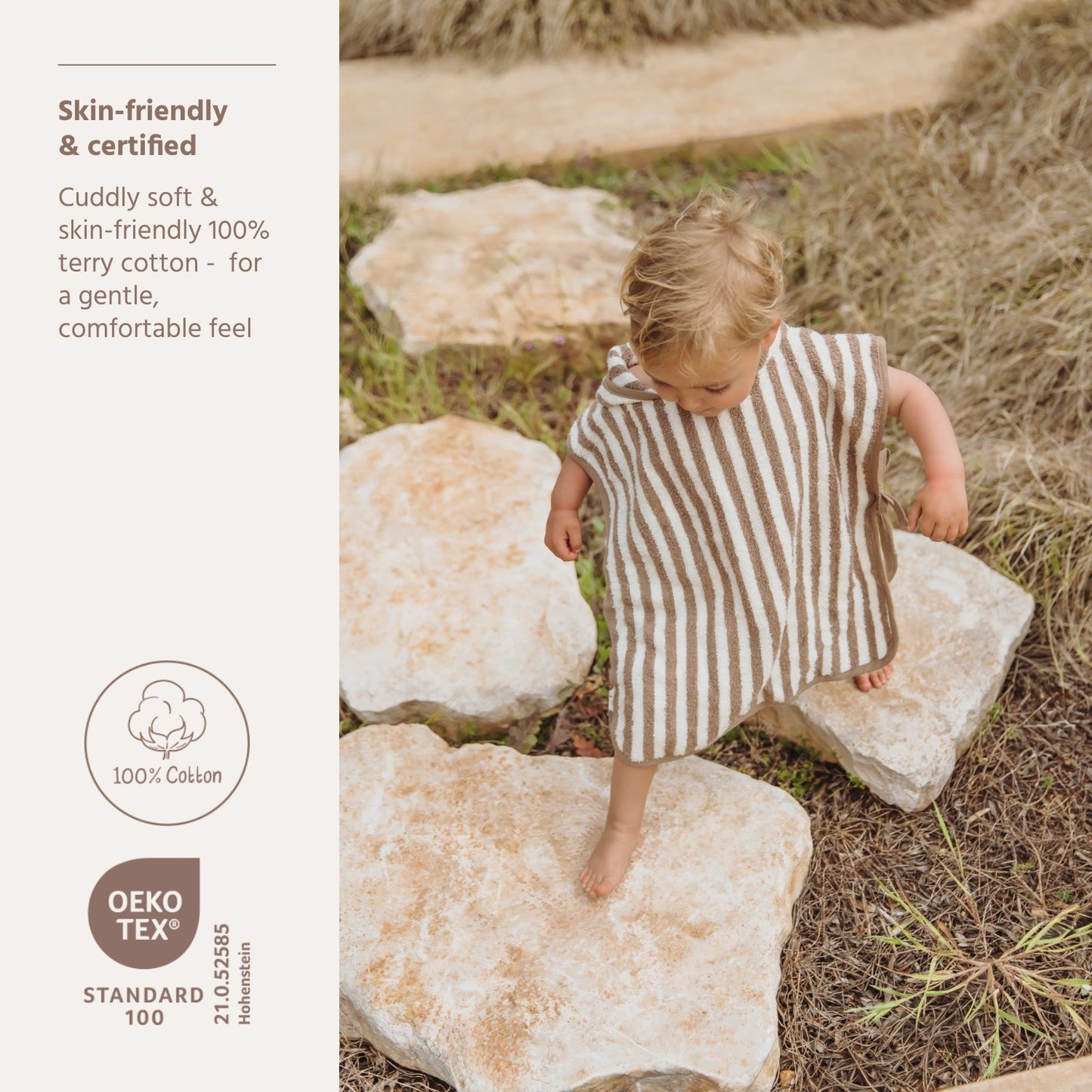Bathponcho Terry Jacquard