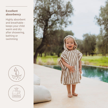 Bathponcho Terry Jacquard