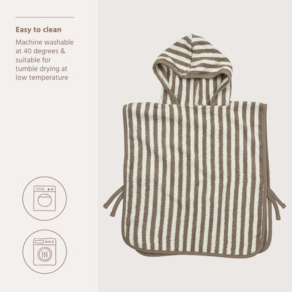 Bathponcho Terry Jacquard