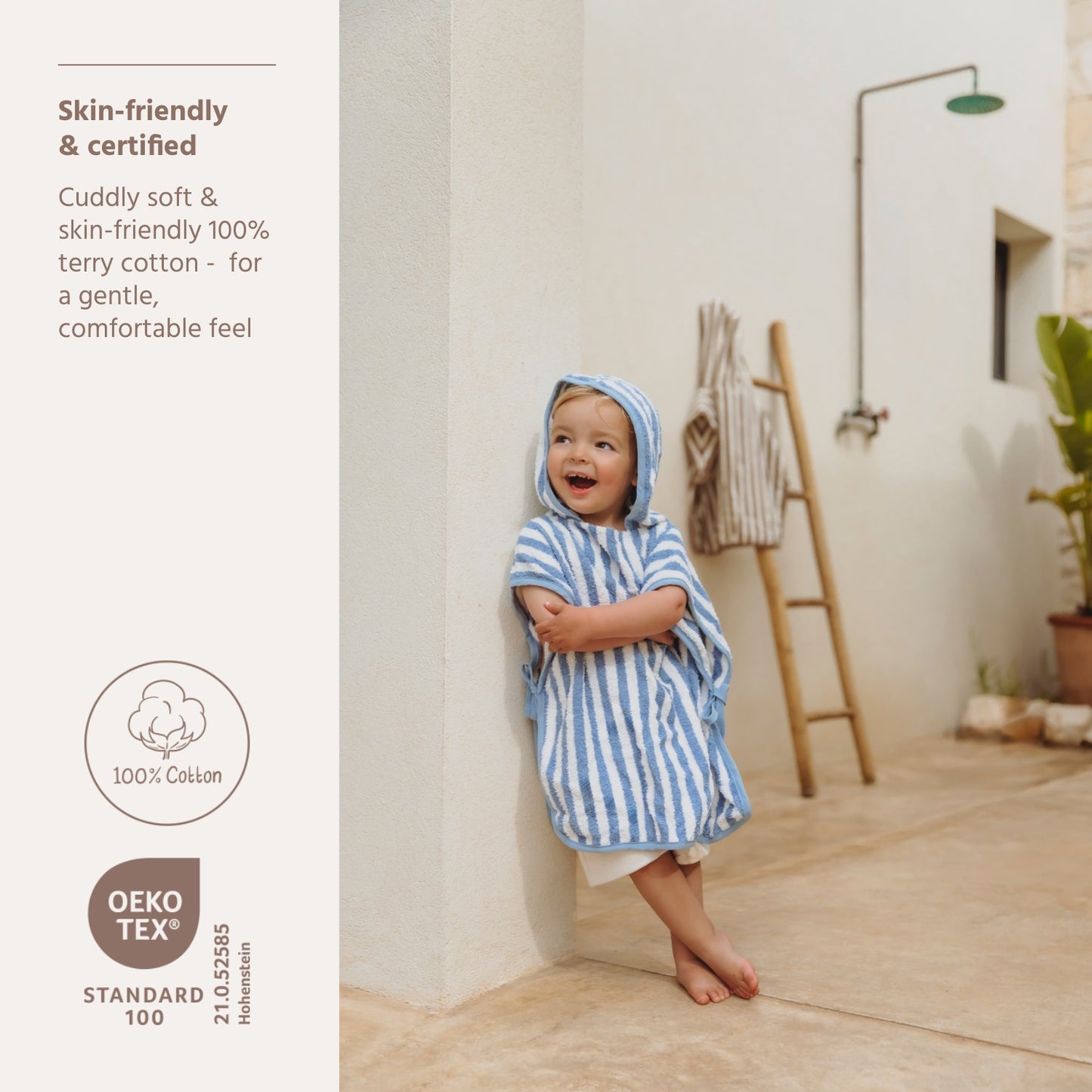Bathponcho Terry Jacquard